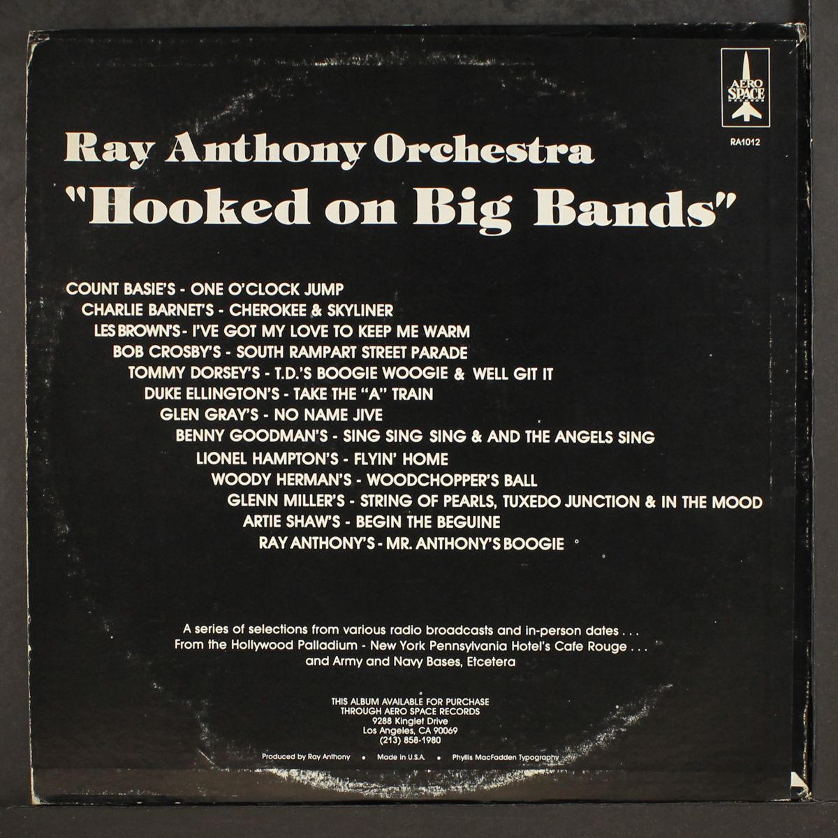 hooked on big bands by RAY ANTHONY