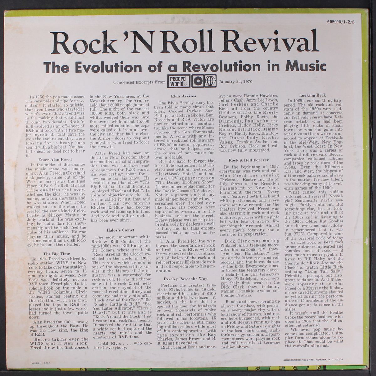 rock 'n roll original hits - volume 1 by VARIOUS