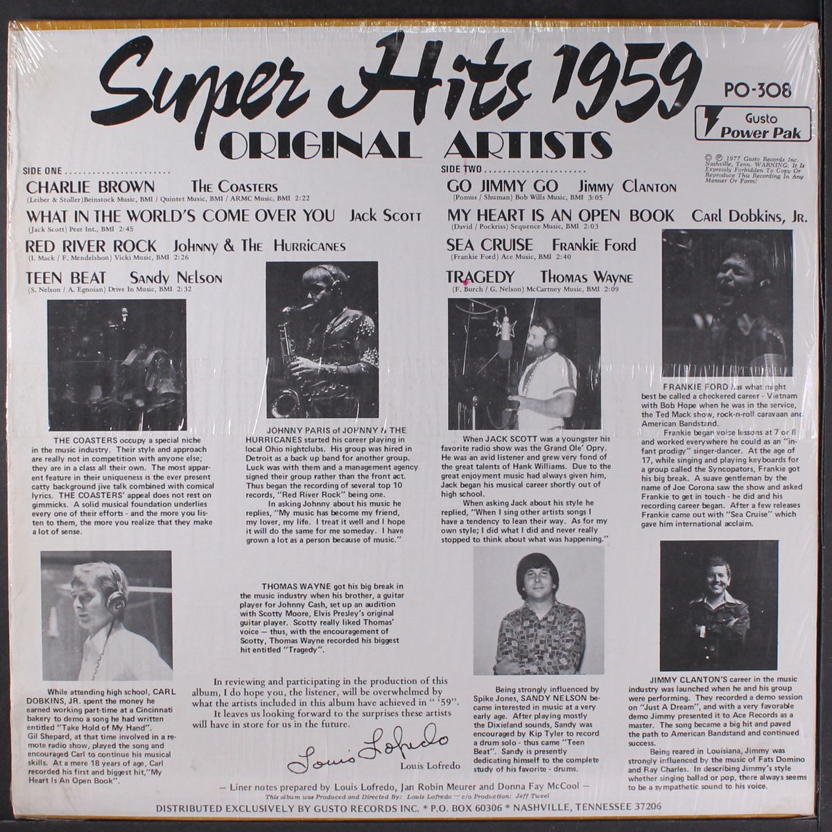 super hits 1959 by VARIOUS
