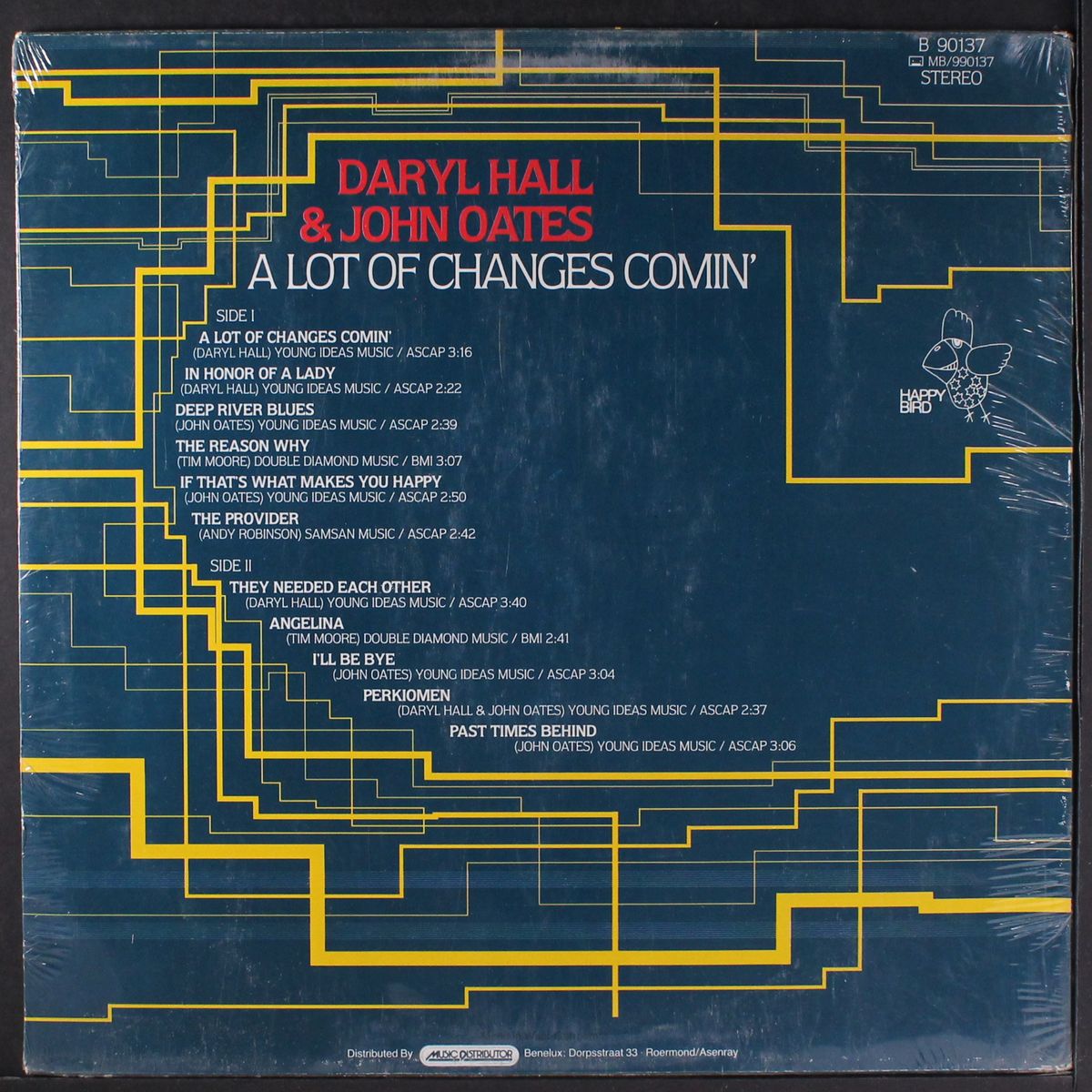 a lot of changes comin' by DARYL HALL & JOHN OATES