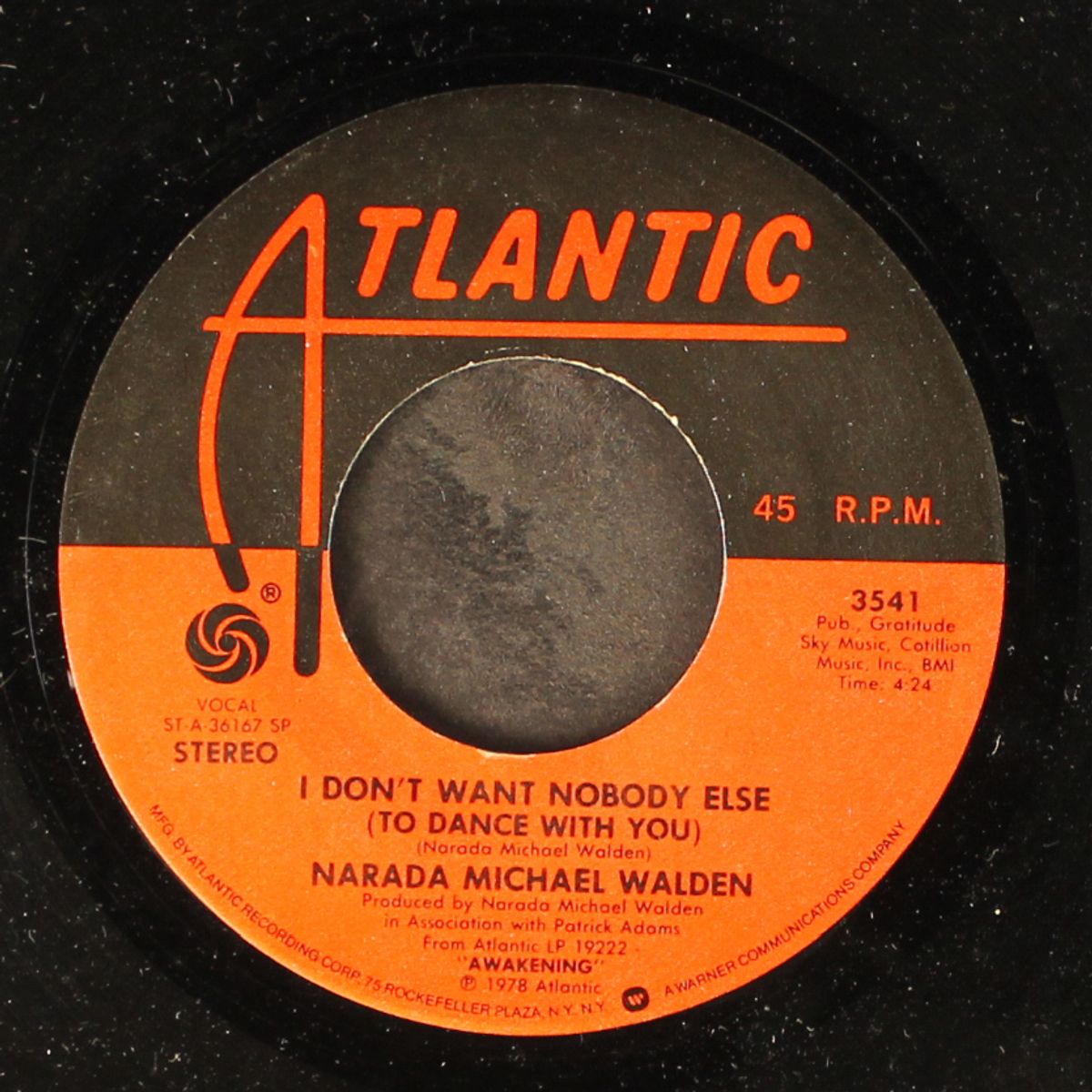 i don't want nobody else (to dance with you) / will you ever know by NARADA MICHAEL WALDEN