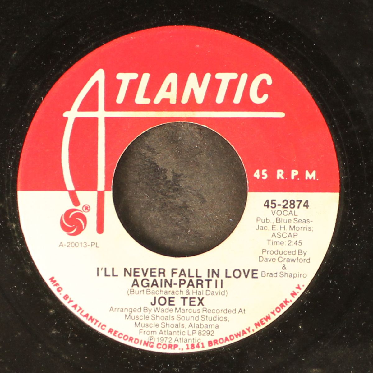 i'll never fall in love again / part 2 by JOE TEX