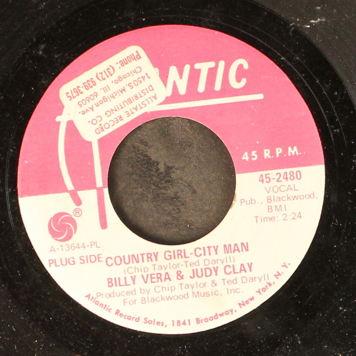 country girl city man / so good by BILLY VERA & JUDY CLAY