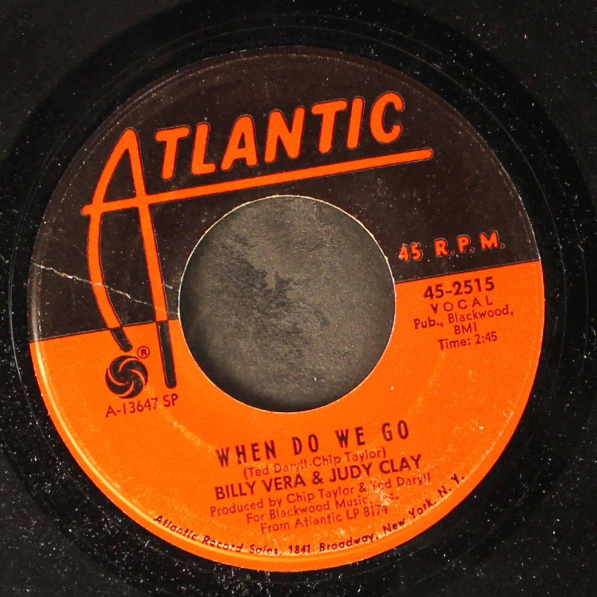 when do we go / even since by BILLY VERA & JUDY CLAY
