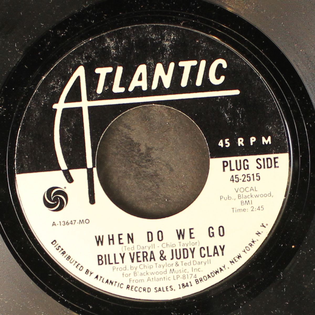when do we go / ever since by BILLY VERA & JUDY CLAY