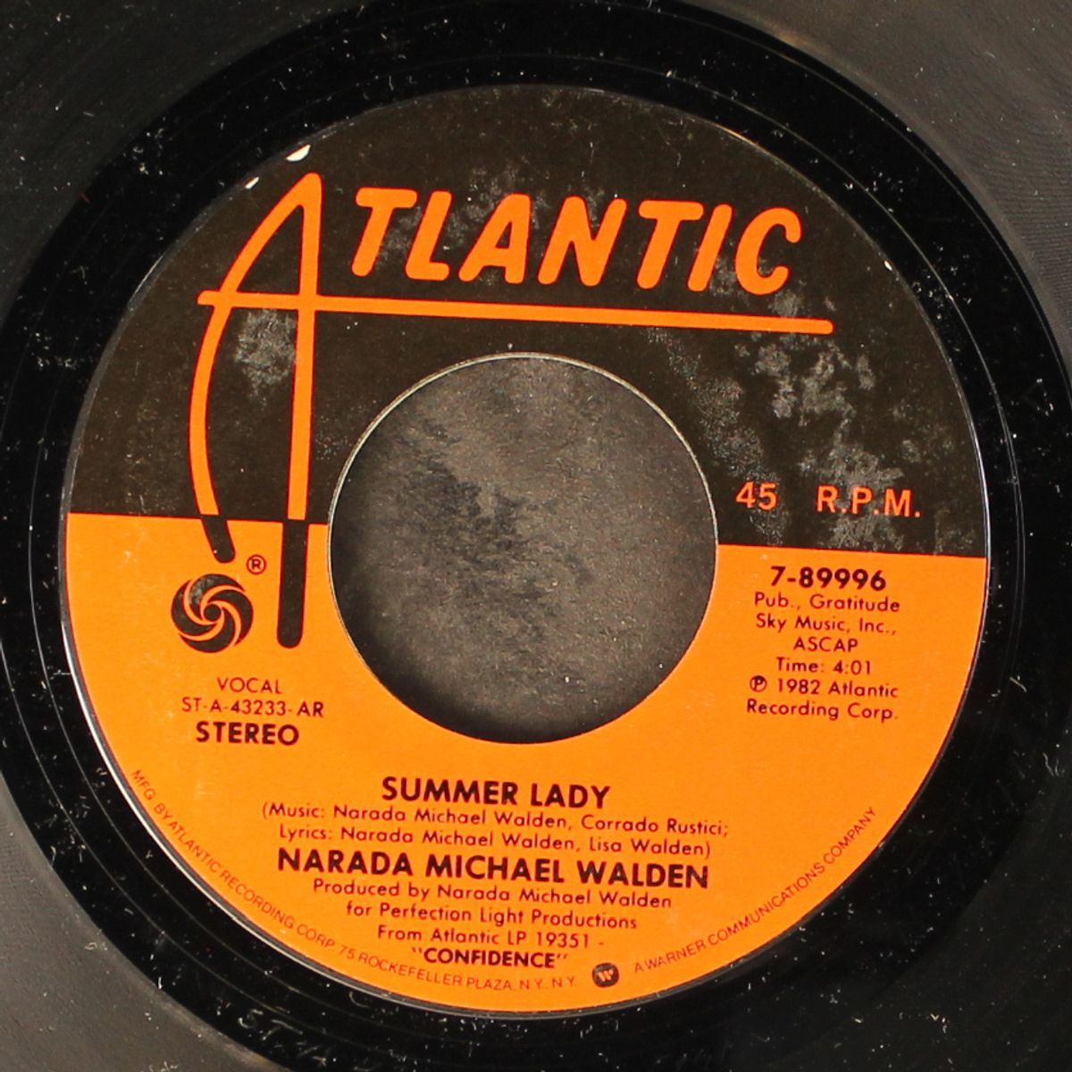 summer lady / you ought to love me by NARADA MICHAEL WALDEN