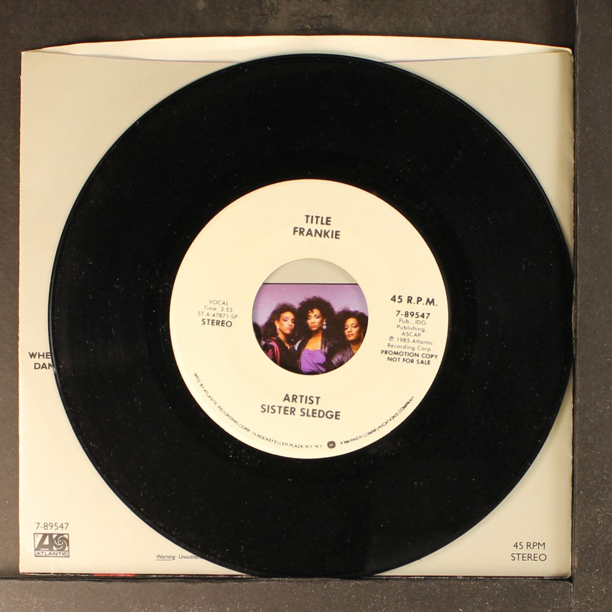 frankie / peer pressure by SISTER SLEDGE