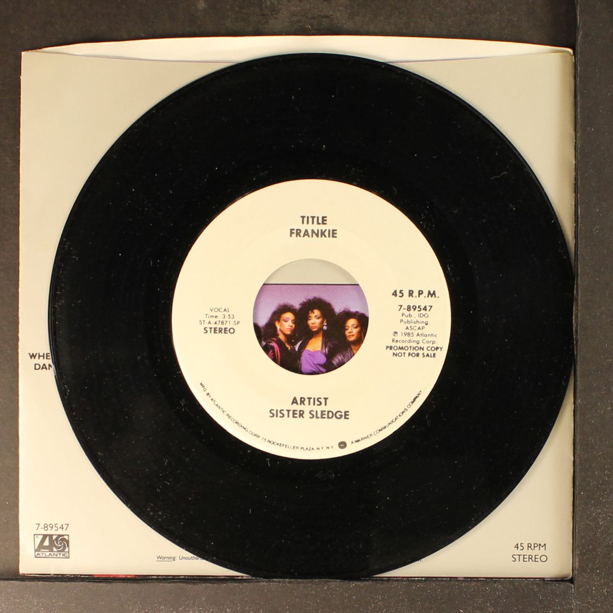 frankie / peer pressure by SISTER SLEDGE