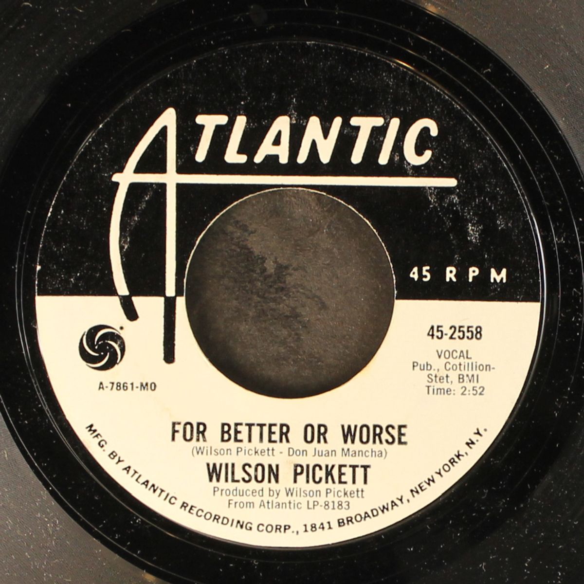 i found a true love / for better or worse by WILSON PICKETT