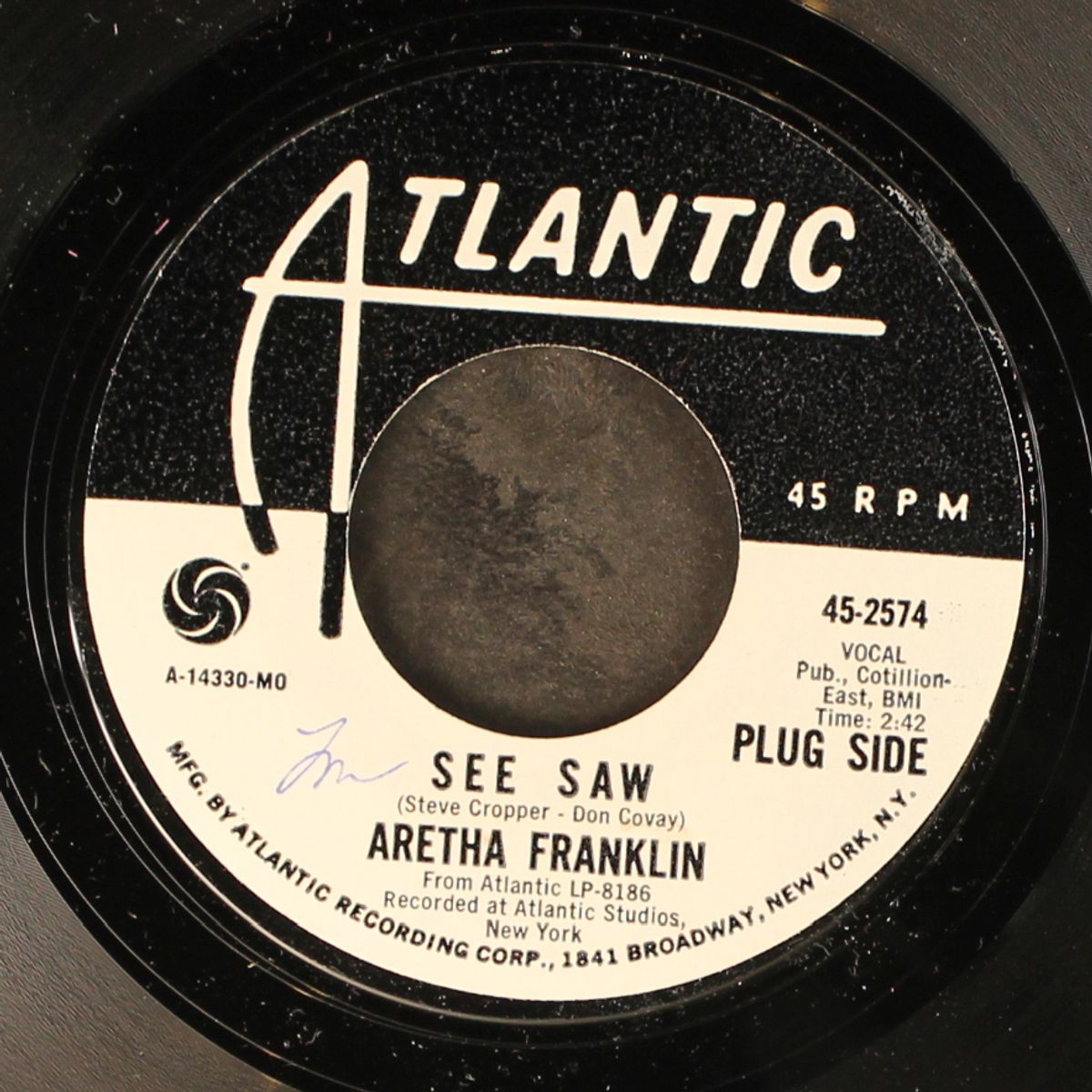 see saw / my song by ARETHA FRANKLIN