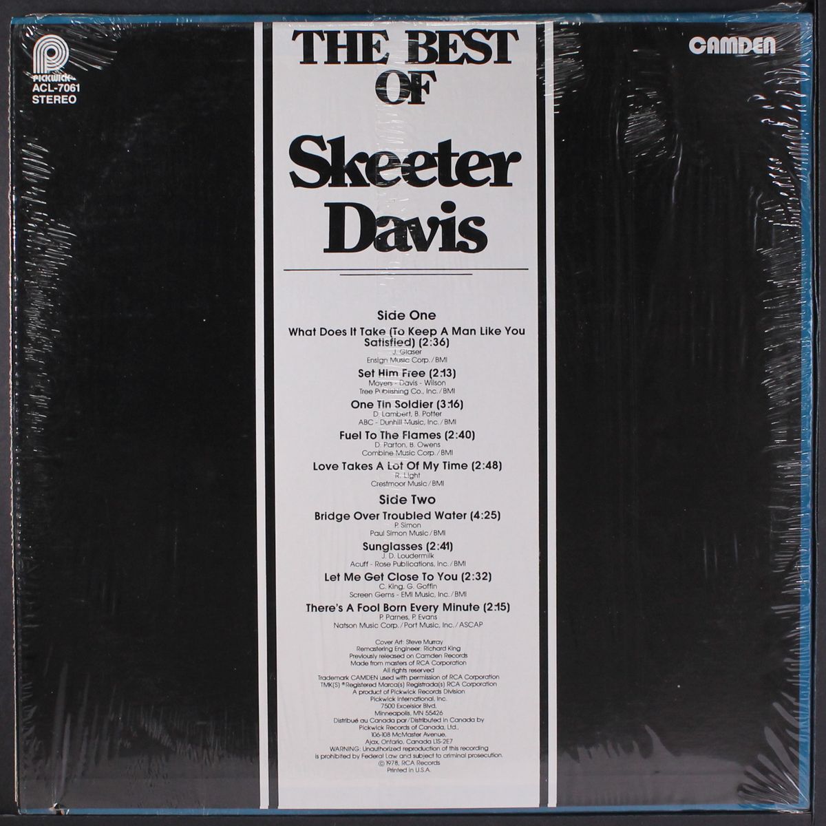 best of by SKEETER DAVIS