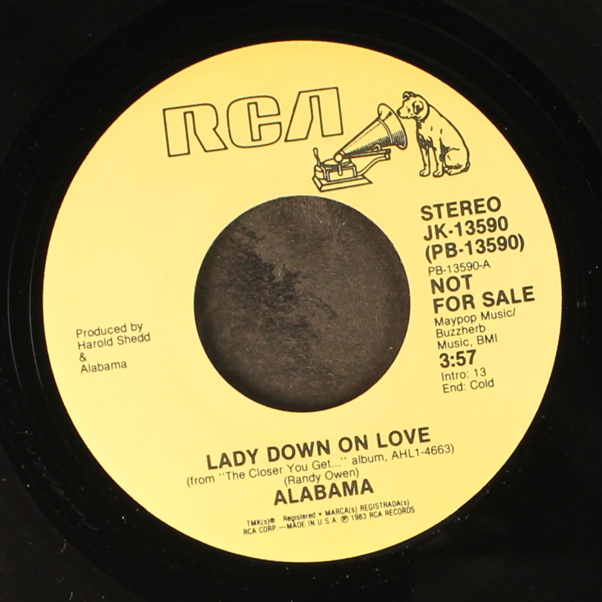 lady down on love / same by ALABAMA