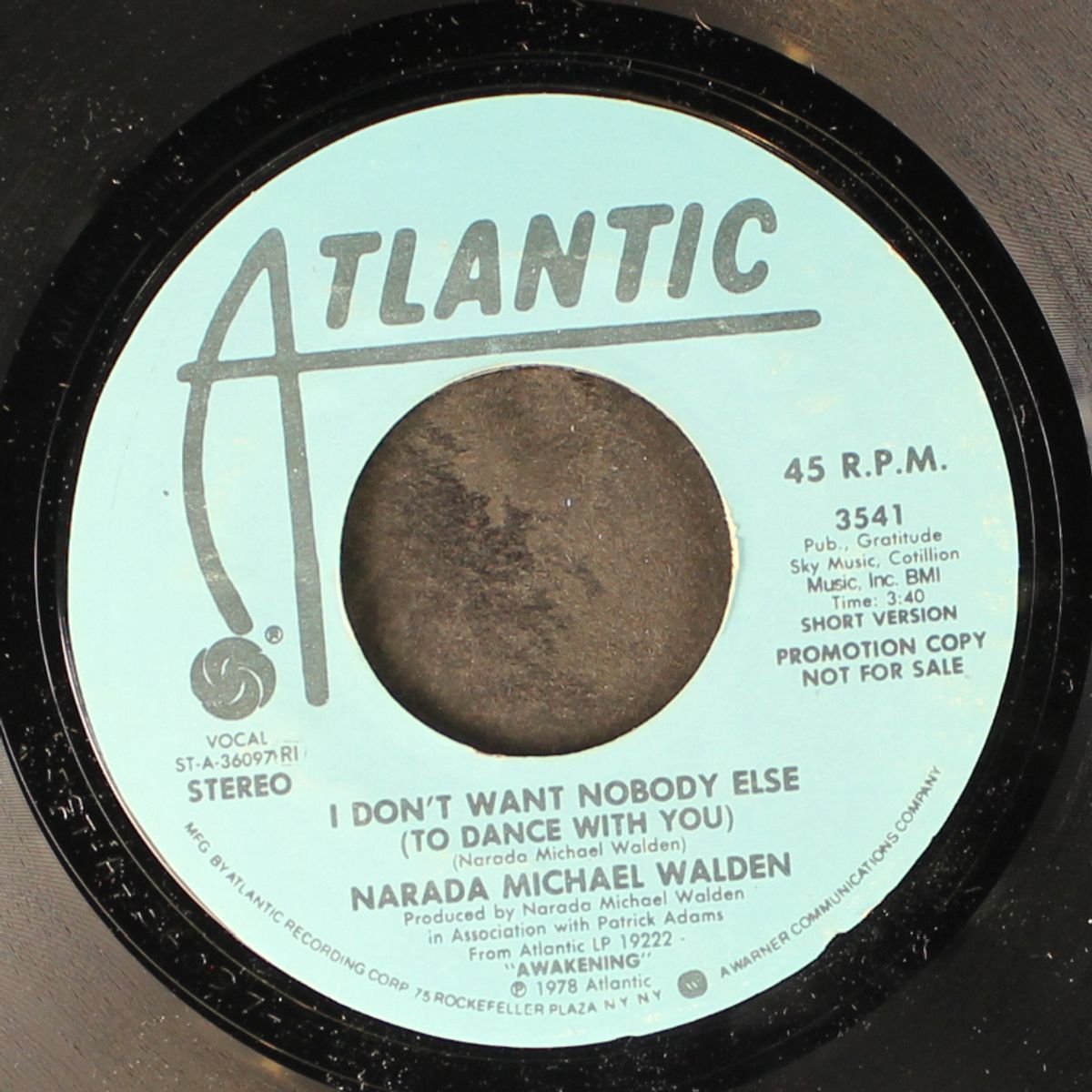 i don't want nobody else (to dance with you / short) by NARADA MICHAEL WALDEN