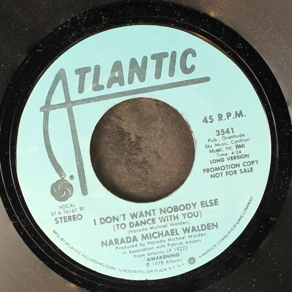 i don't want nobody else (to dance with you / short) by NARADA MICHAEL WALDEN