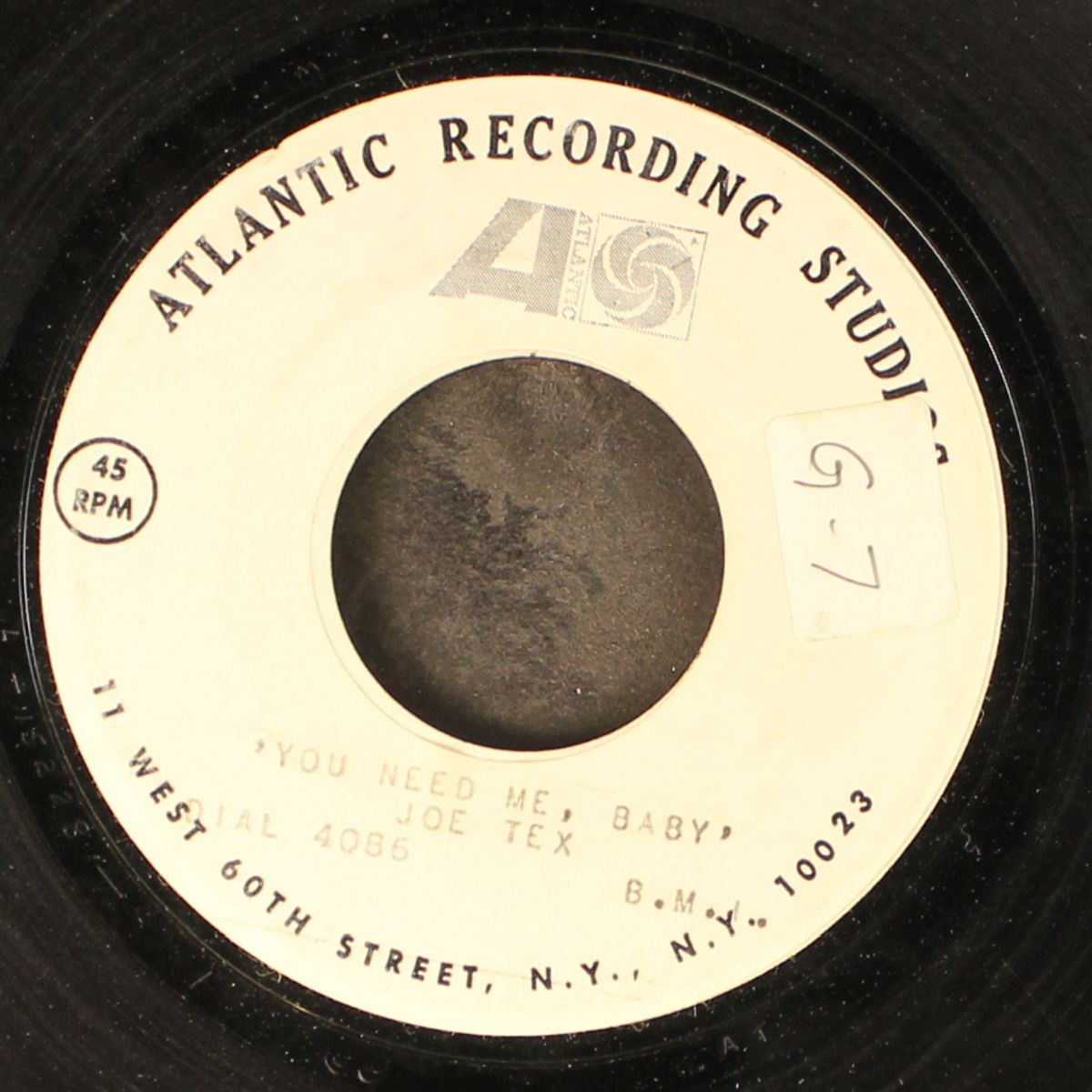 you need me , baby / blank by JOE TEX