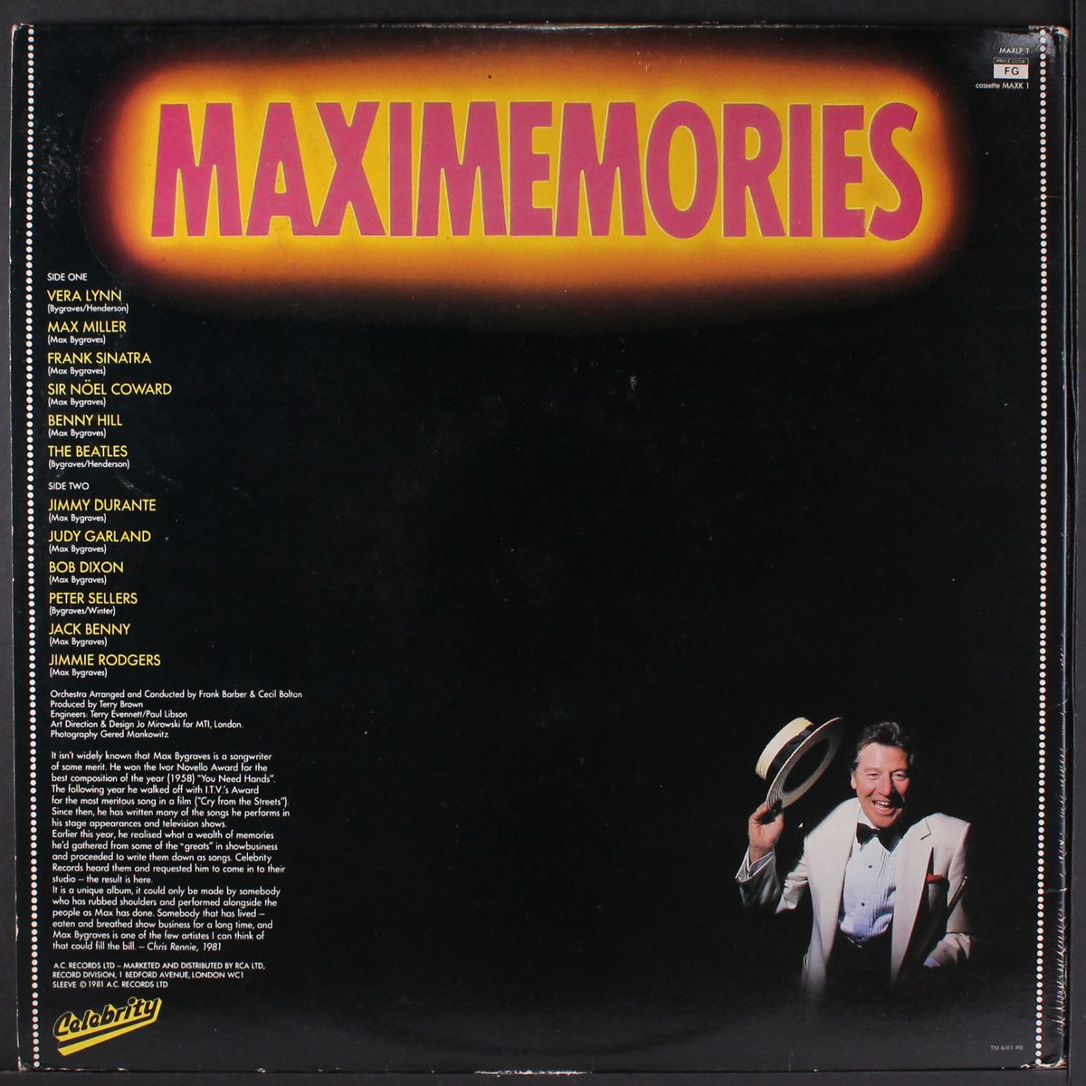 maximemories by MAX BYGRAVES