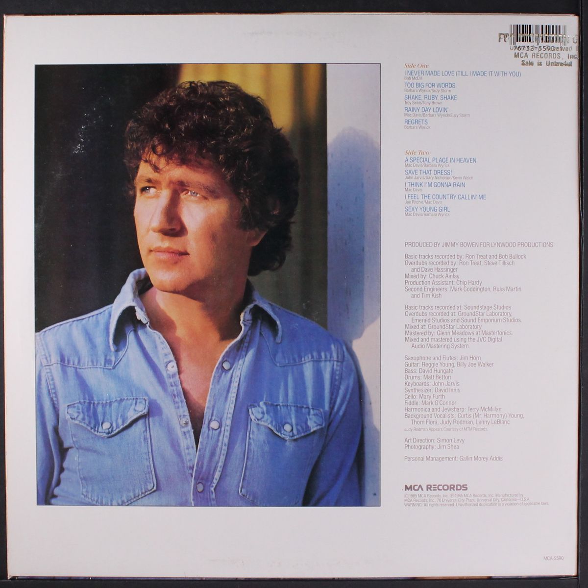 till i made it with you by MAC DAVIS