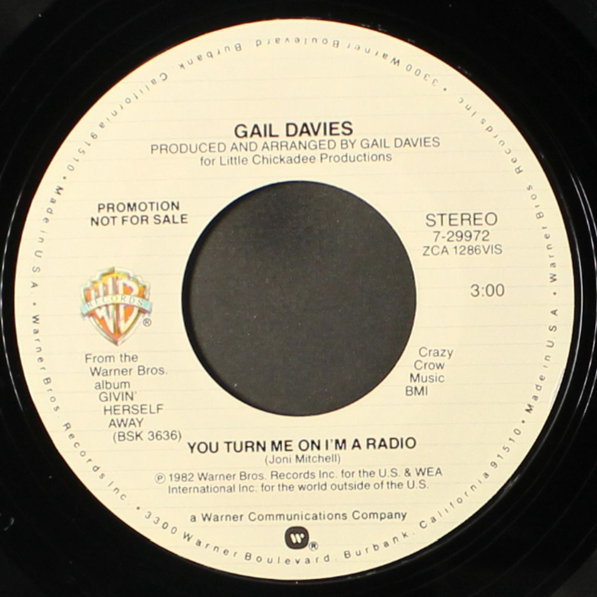 you turn me on i'm a radio / mono by GAIL DAVIES