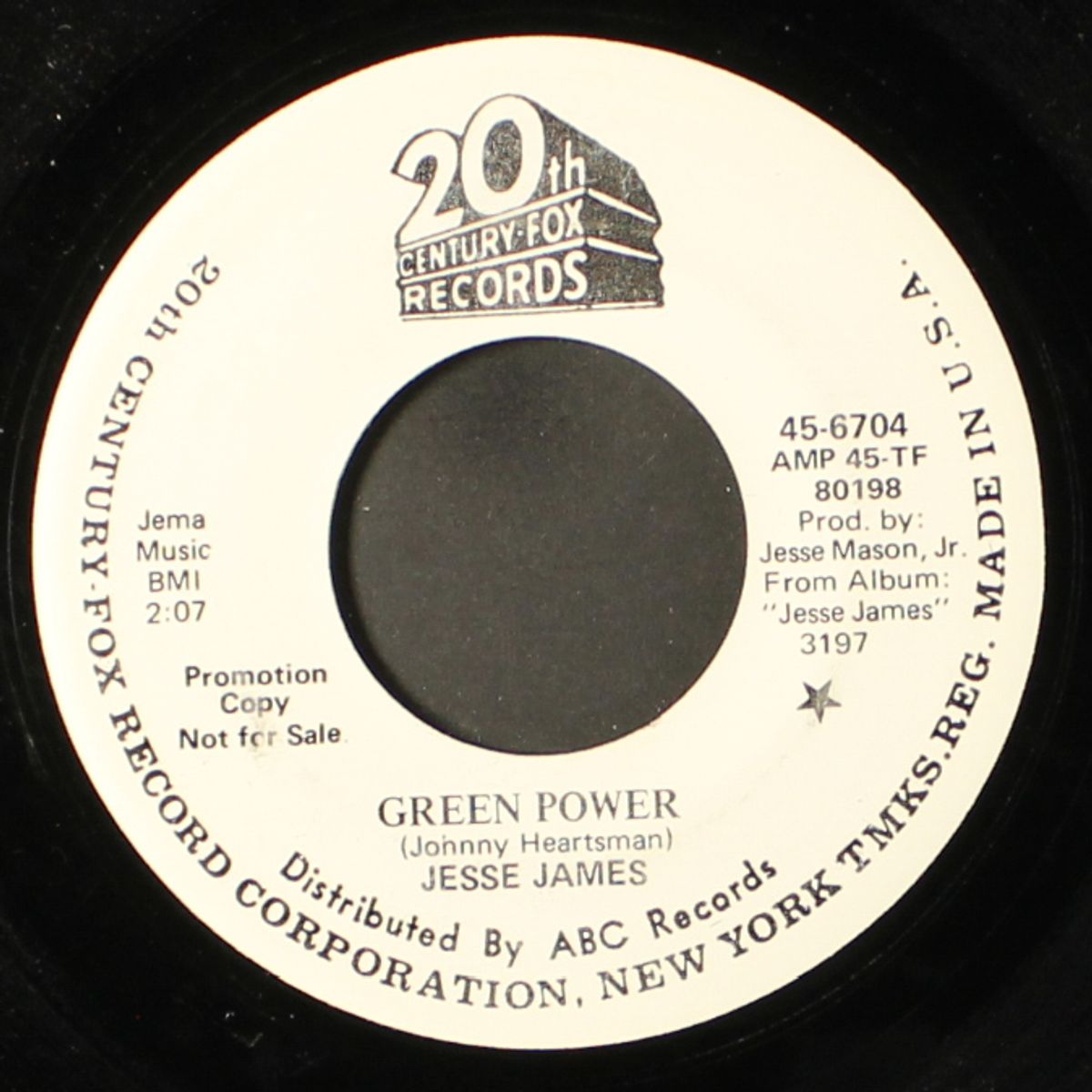 if you're lonely / green power by JESSE JAMES
