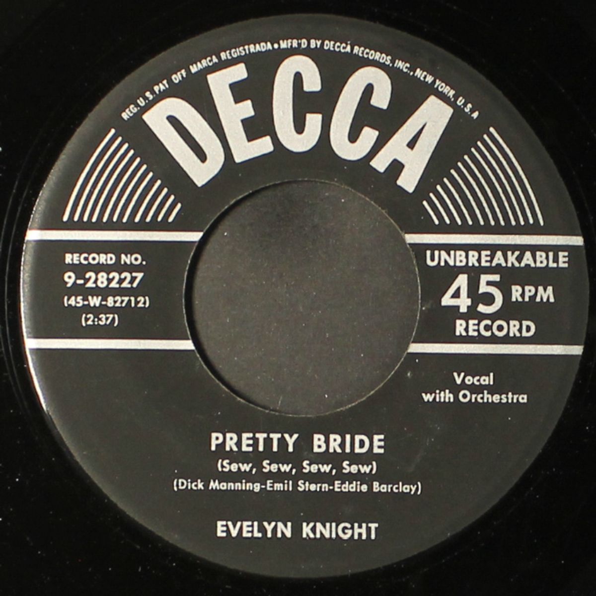 pretty bride / it's best we say goodbye by EVELYN KNIGHT
