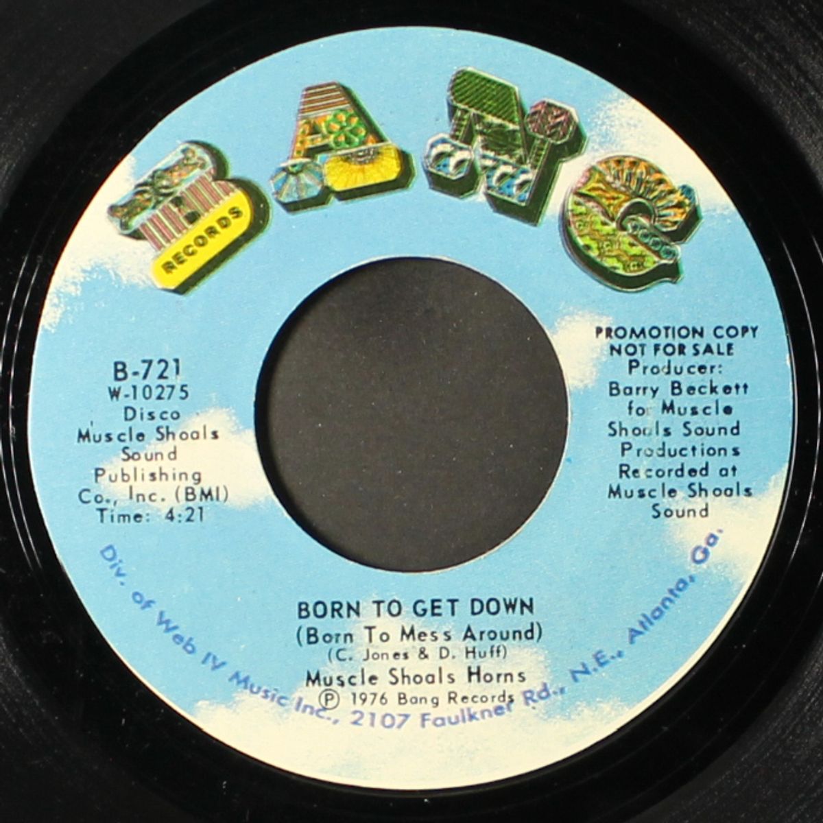 born to get down / disco version by MUSCLE SHOALS HORNS