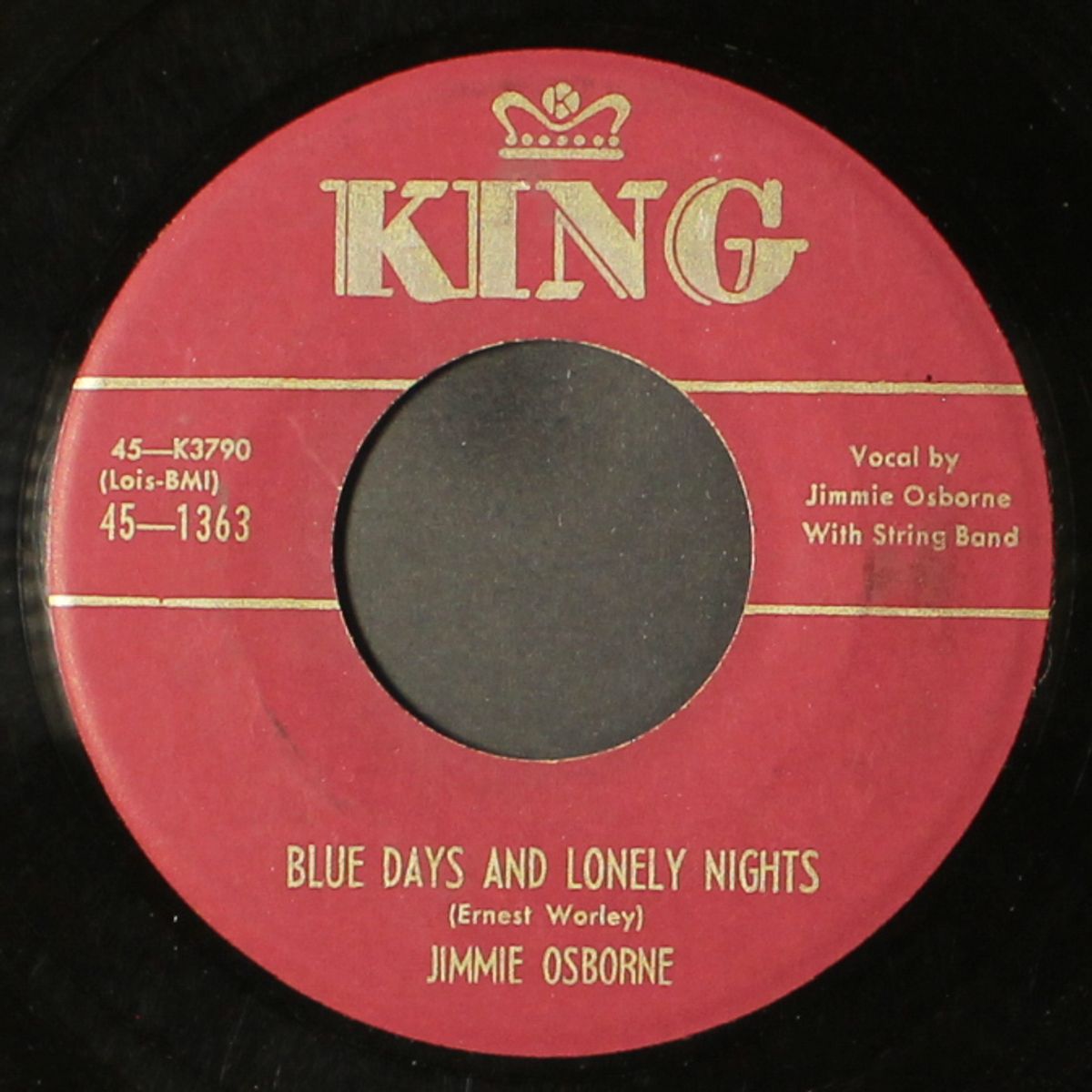 blue days and lonely nights / invest your little heart in mine by JIMMIE OSBORNE