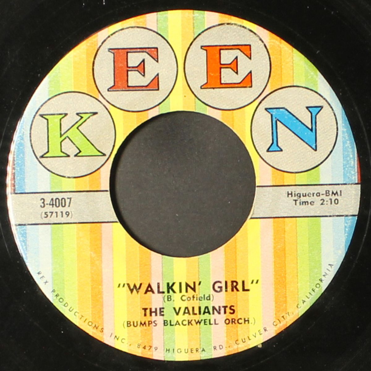 walkin' girl / lover, lover by VALIANTS