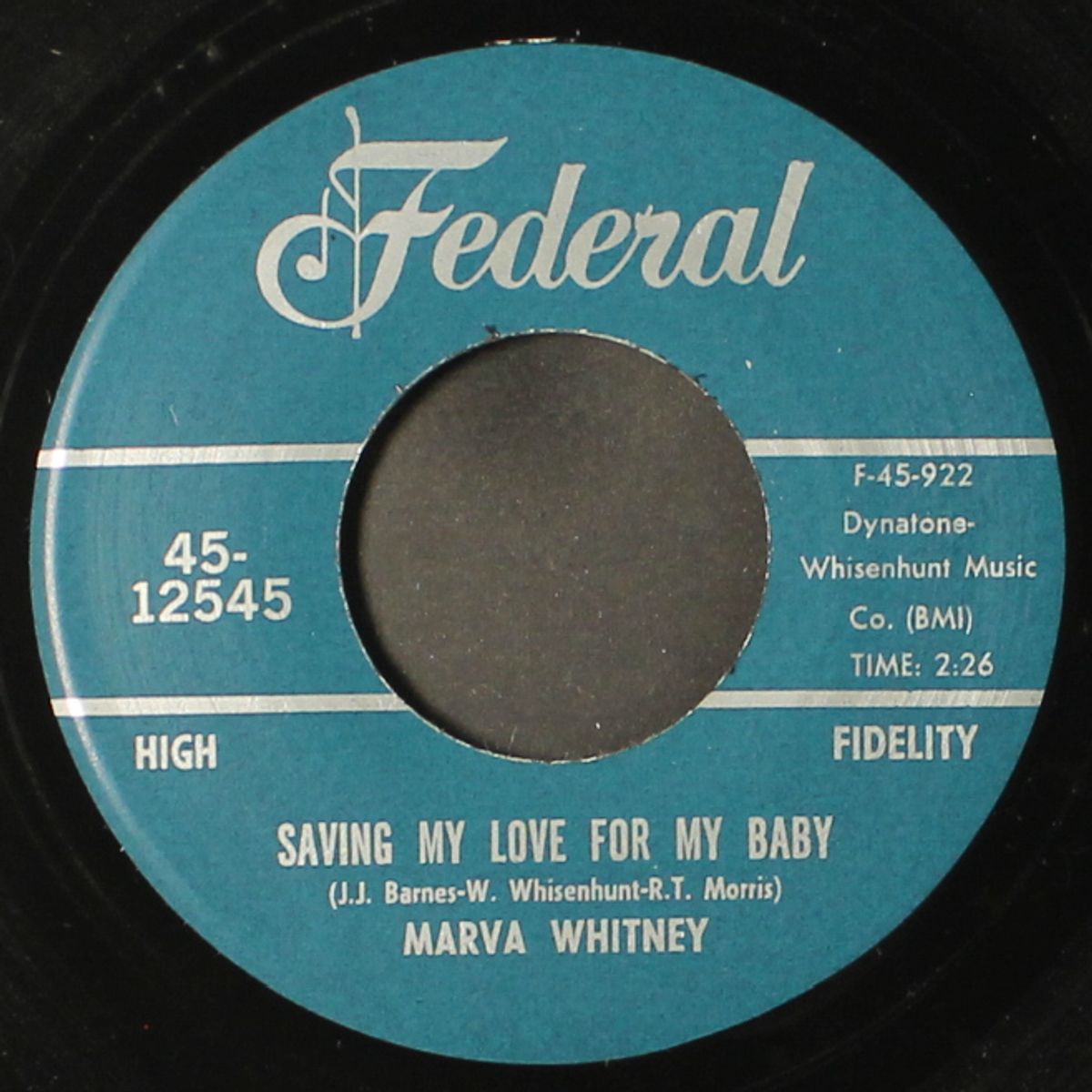 saving my love for my baby / your love was good for me by MARVA WHITNEY