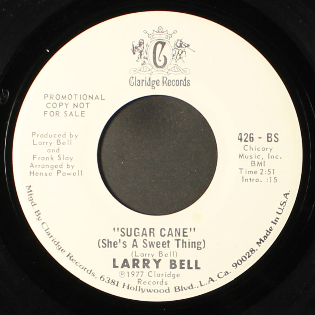 my love is strong / sugar cane by LARRY BELL