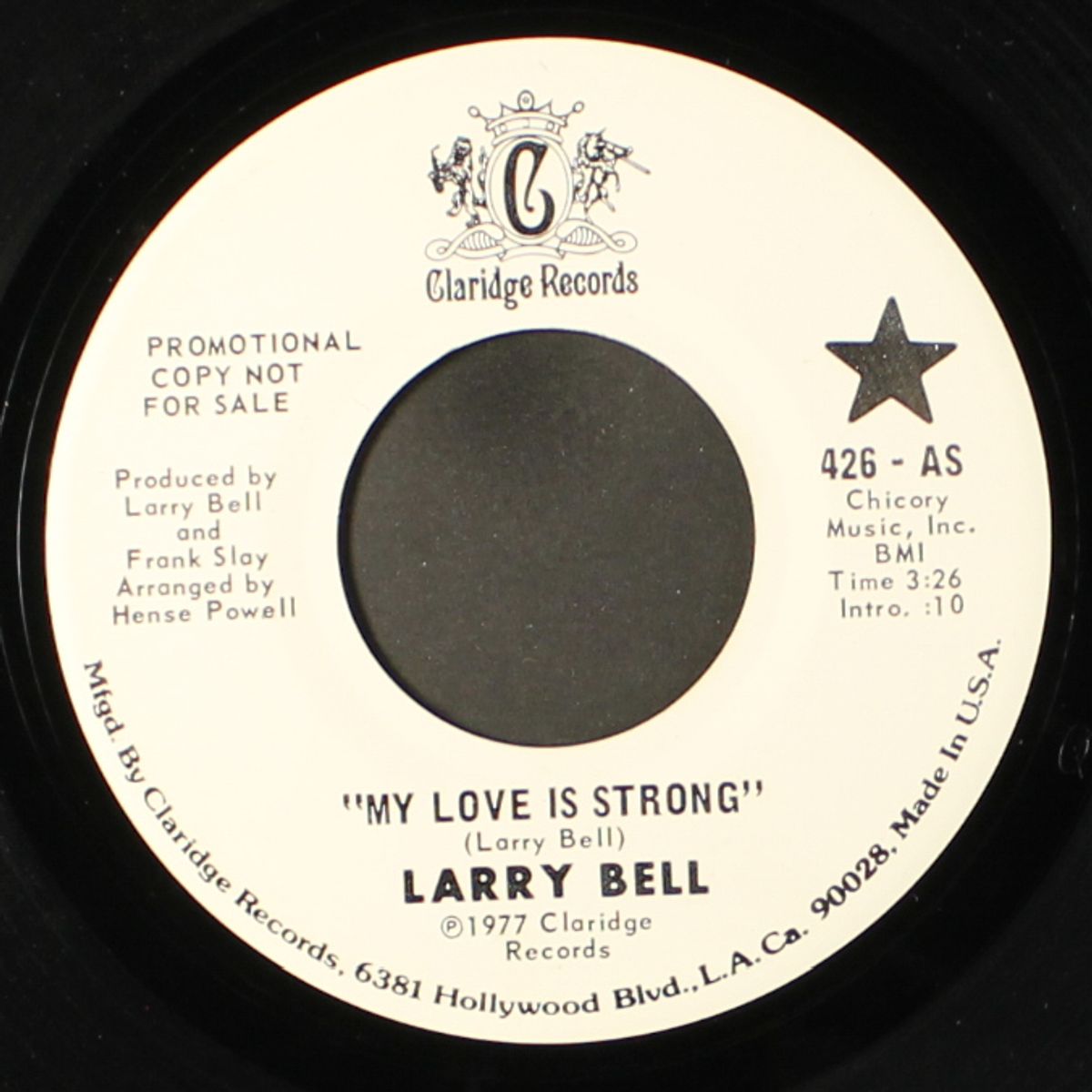 my love is strong / sugar cane by LARRY BELL