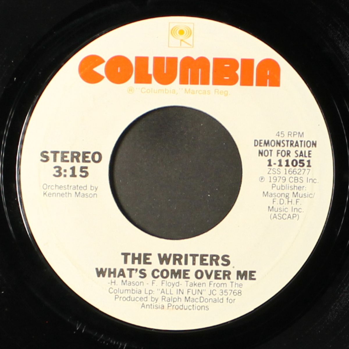 what's come over me / same by WRITERS