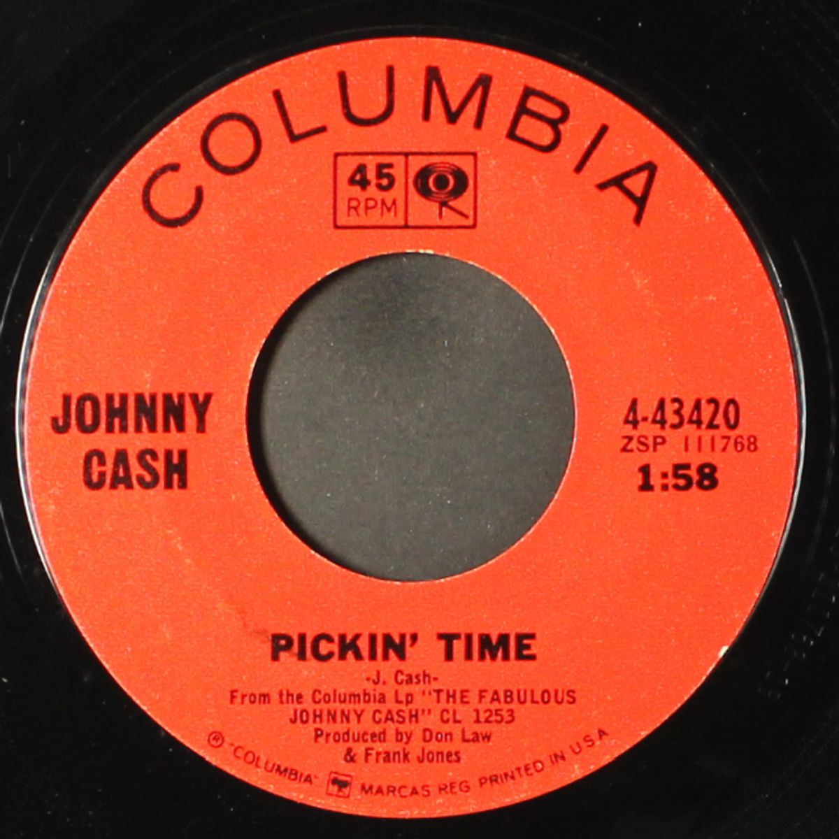 happy to be with you by JOHNNY CASH
