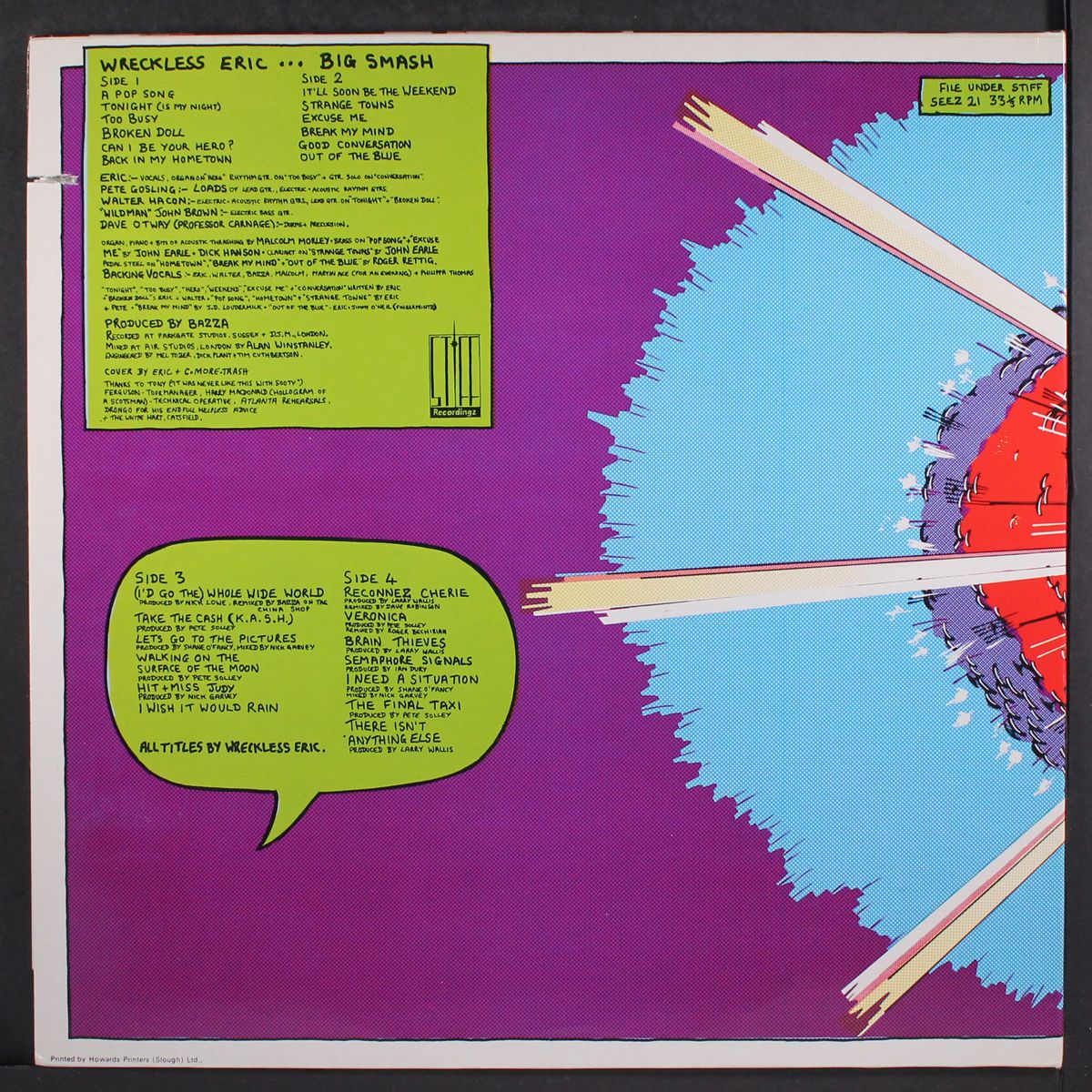 big smash! by WRECKLESS ERIC