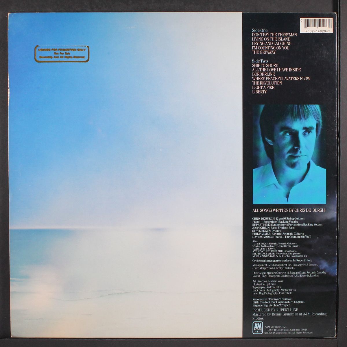 the getaway by CHRIS DE BURGH