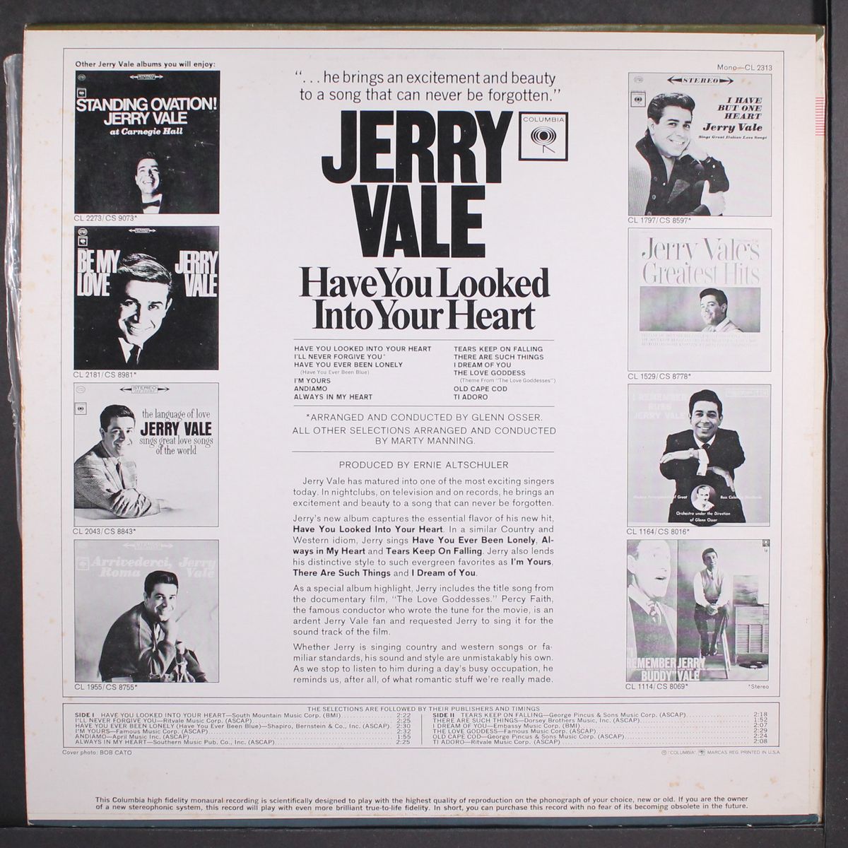 have you looked into your heart by JERRY VALE