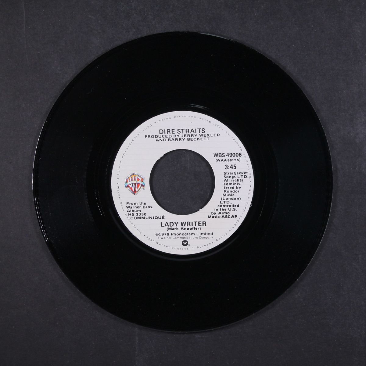 lady writer by DIRE STRAITS