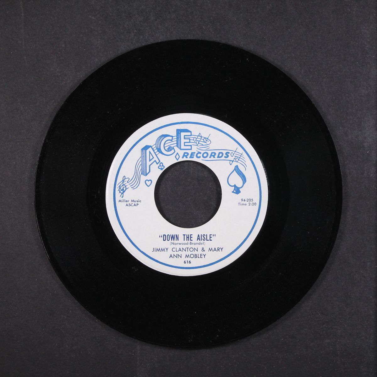 down the aisle / no longer blue by JIMMY CLANTON & MARY ANN MOBLEY