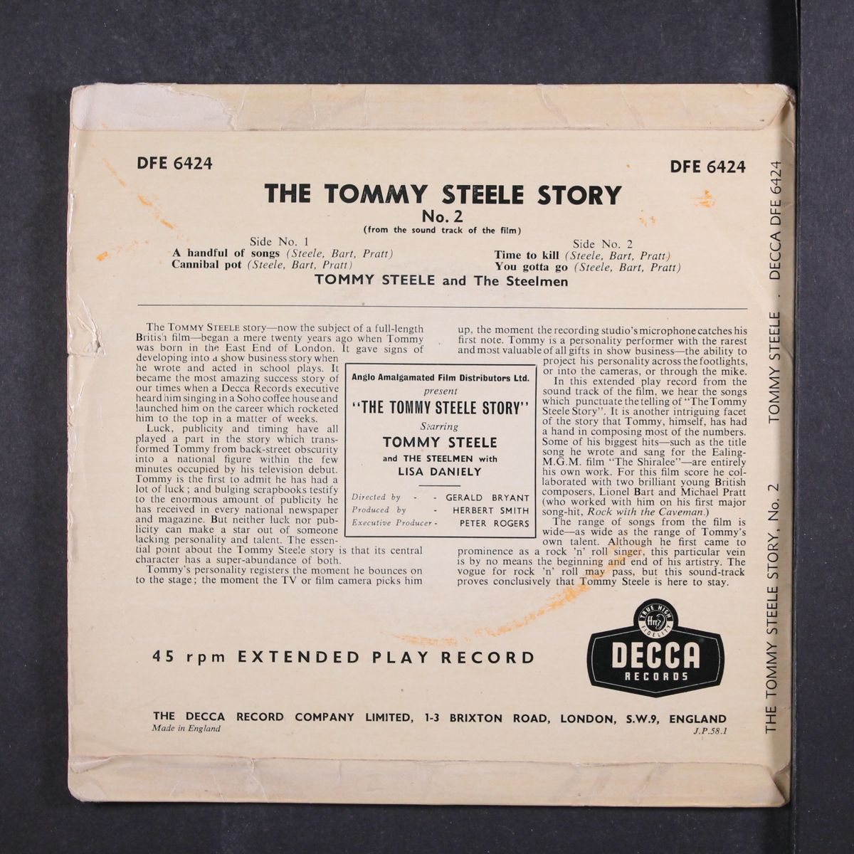 tommy steele story no. 2 by TOMMY STEELE