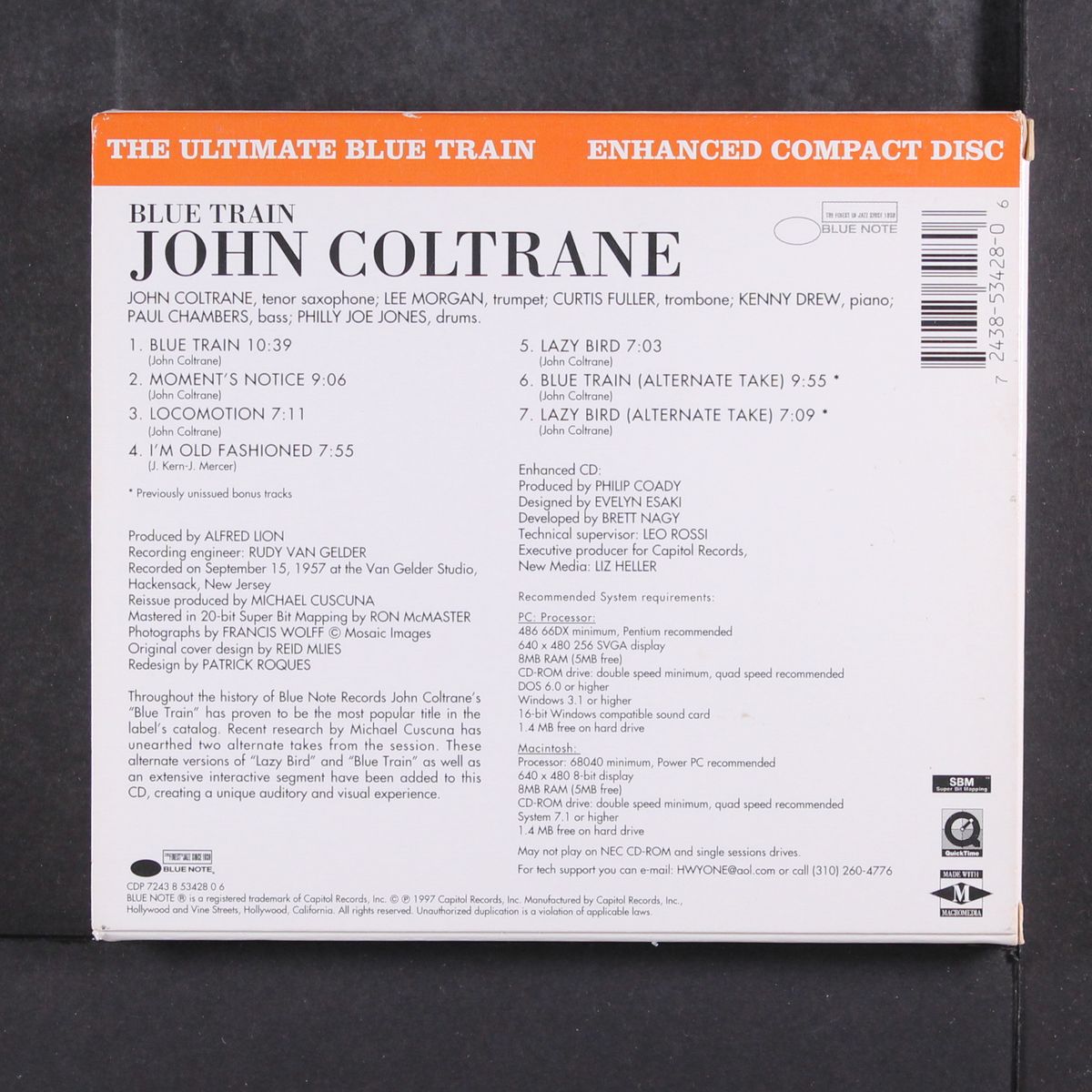 the ultimate blue train by JOHN COLTRANE