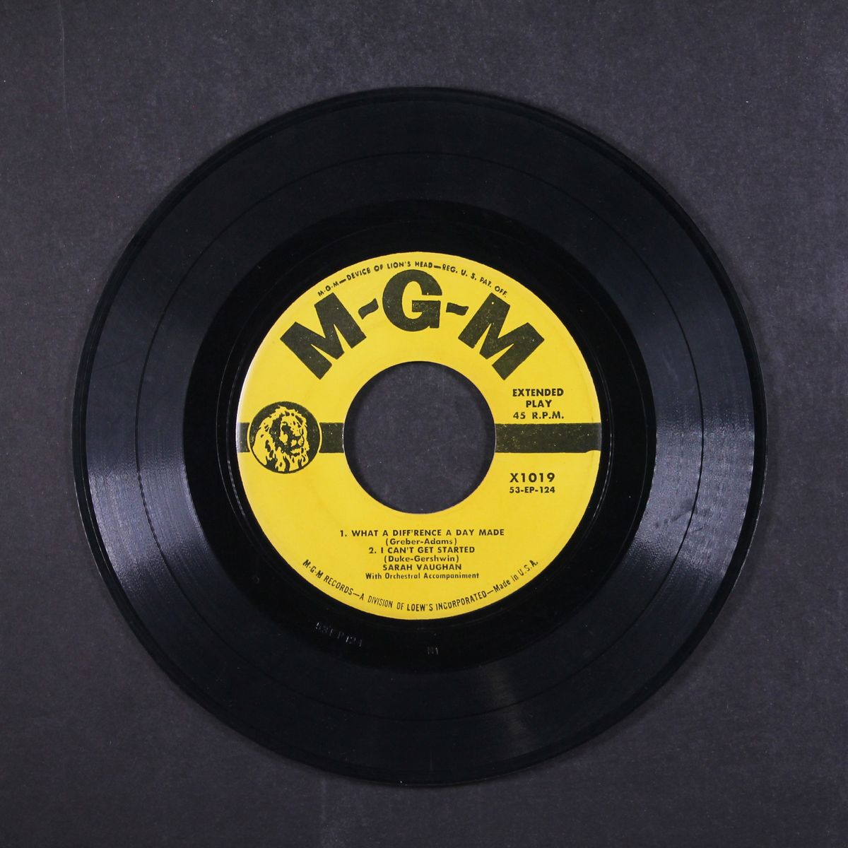 i've got a crush on you by SARAH VAUGHAN