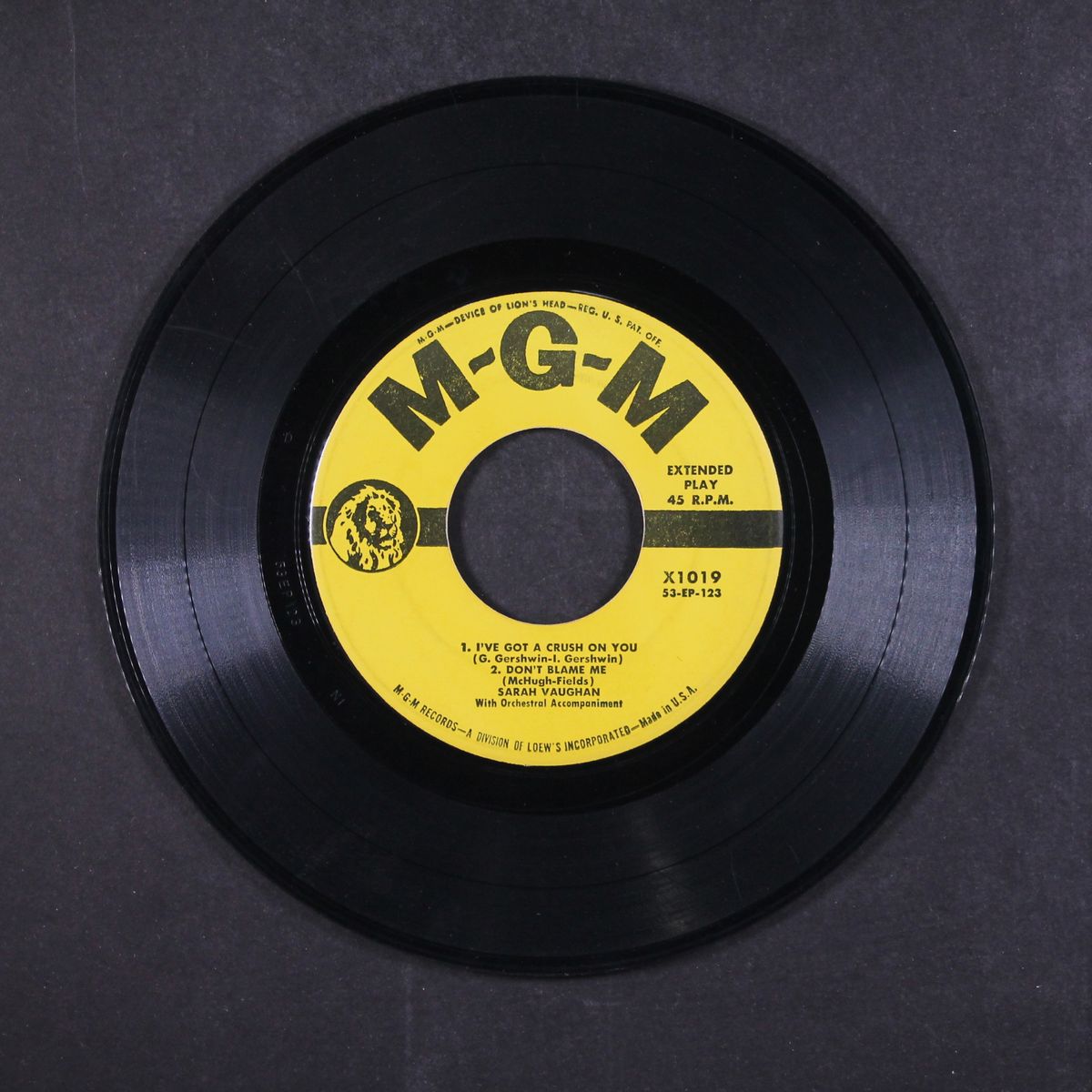 i've got a crush on you by SARAH VAUGHAN