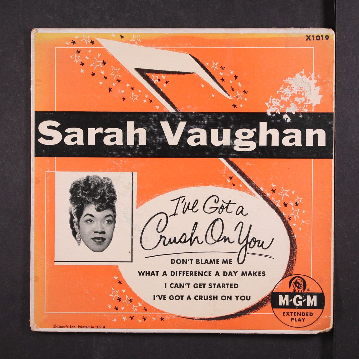 i've got a crush on you by SARAH VAUGHAN