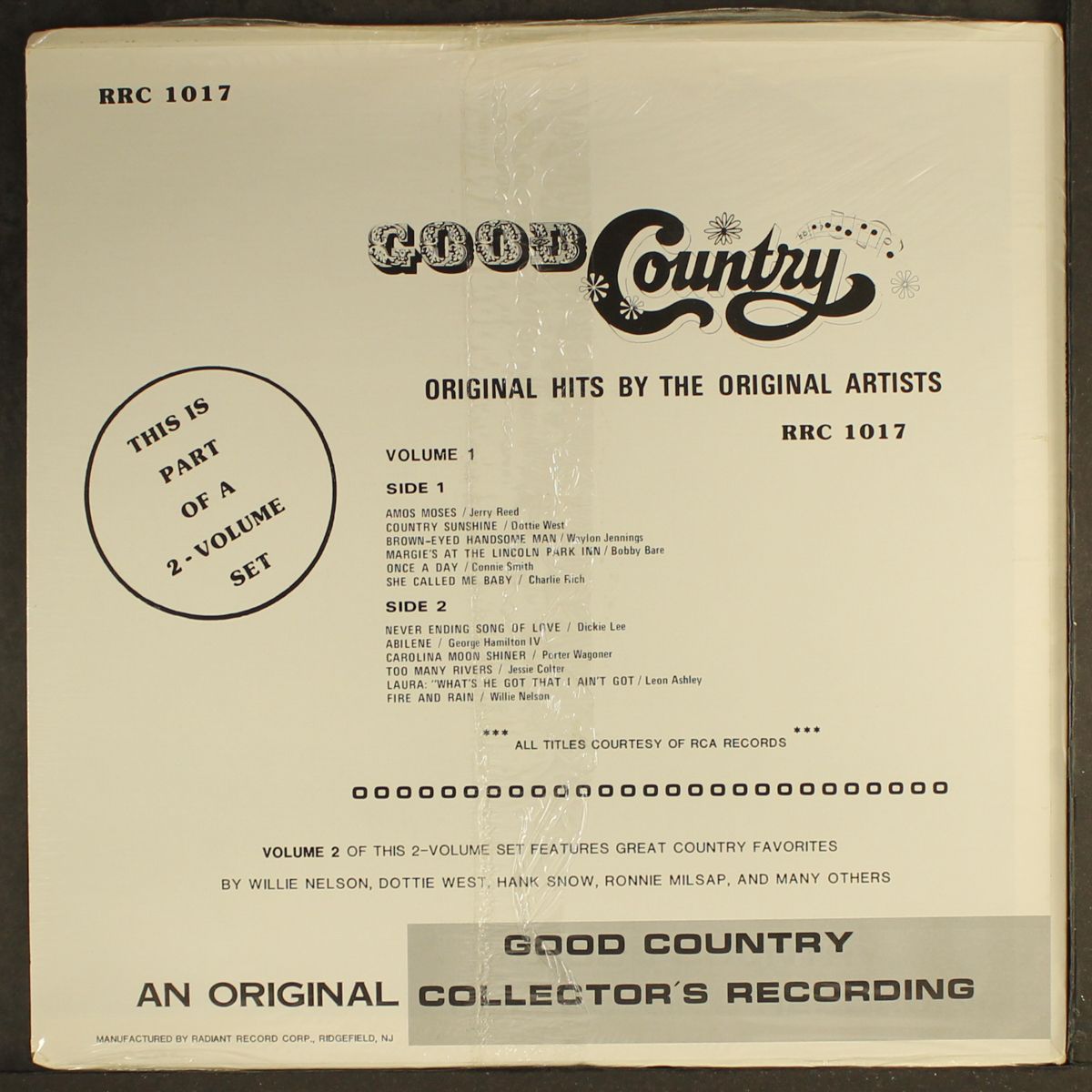good country vol 1 by VARIOUS