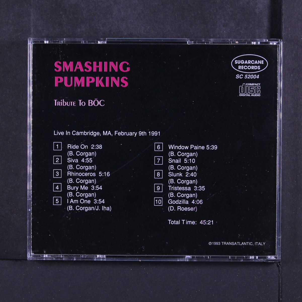 tribute to b.o.c. by SMASHING PUMPKINS