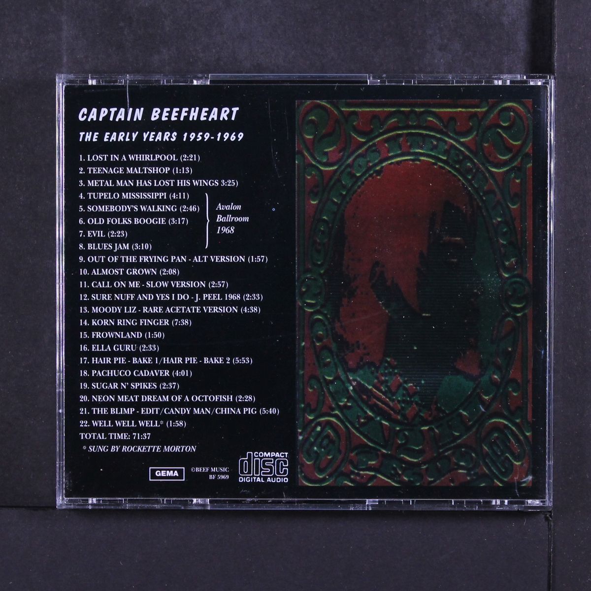the early years 1959-1969 by CAPTAIN BEEFHEART