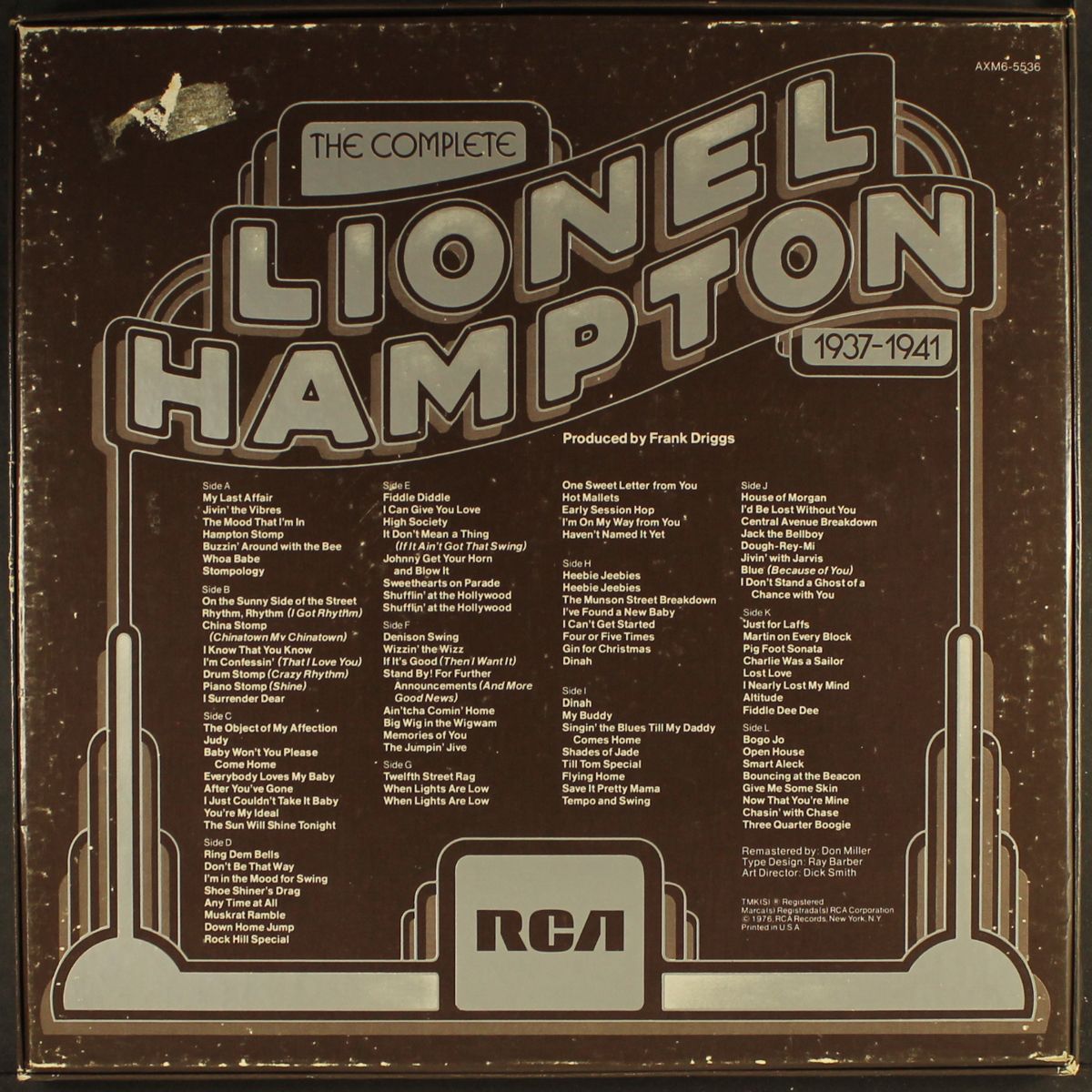 the complete, '37-41 by LIONEL HAMPTON