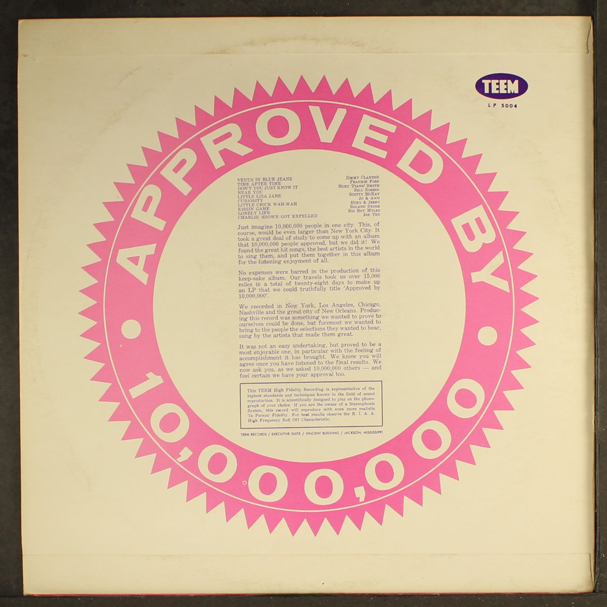 approved by 10,000,000 by VARIOUS