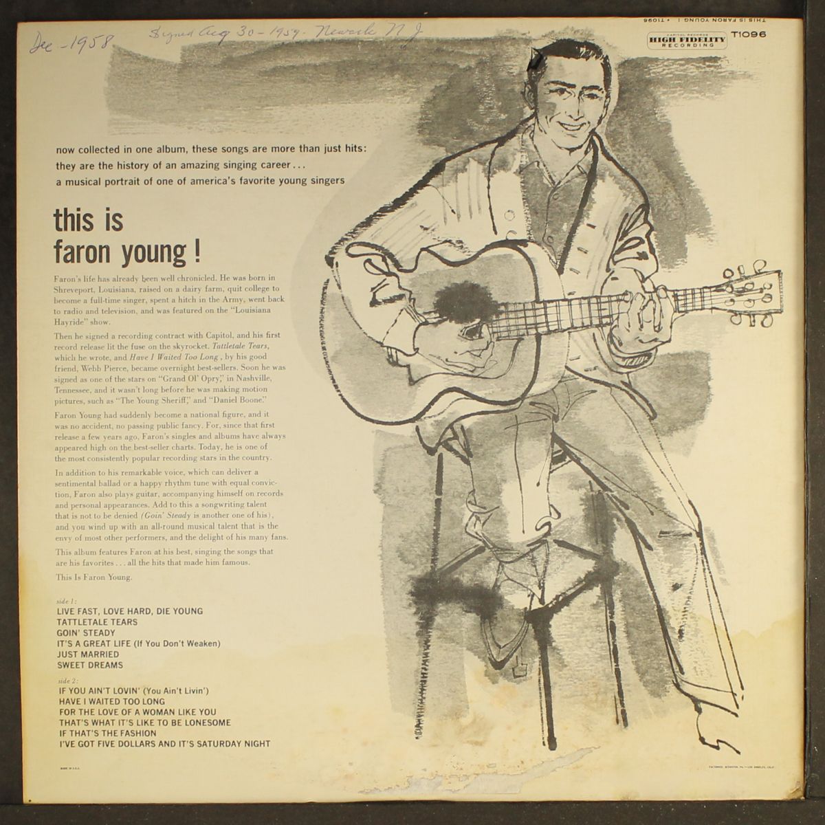 this is by FARON YOUNG