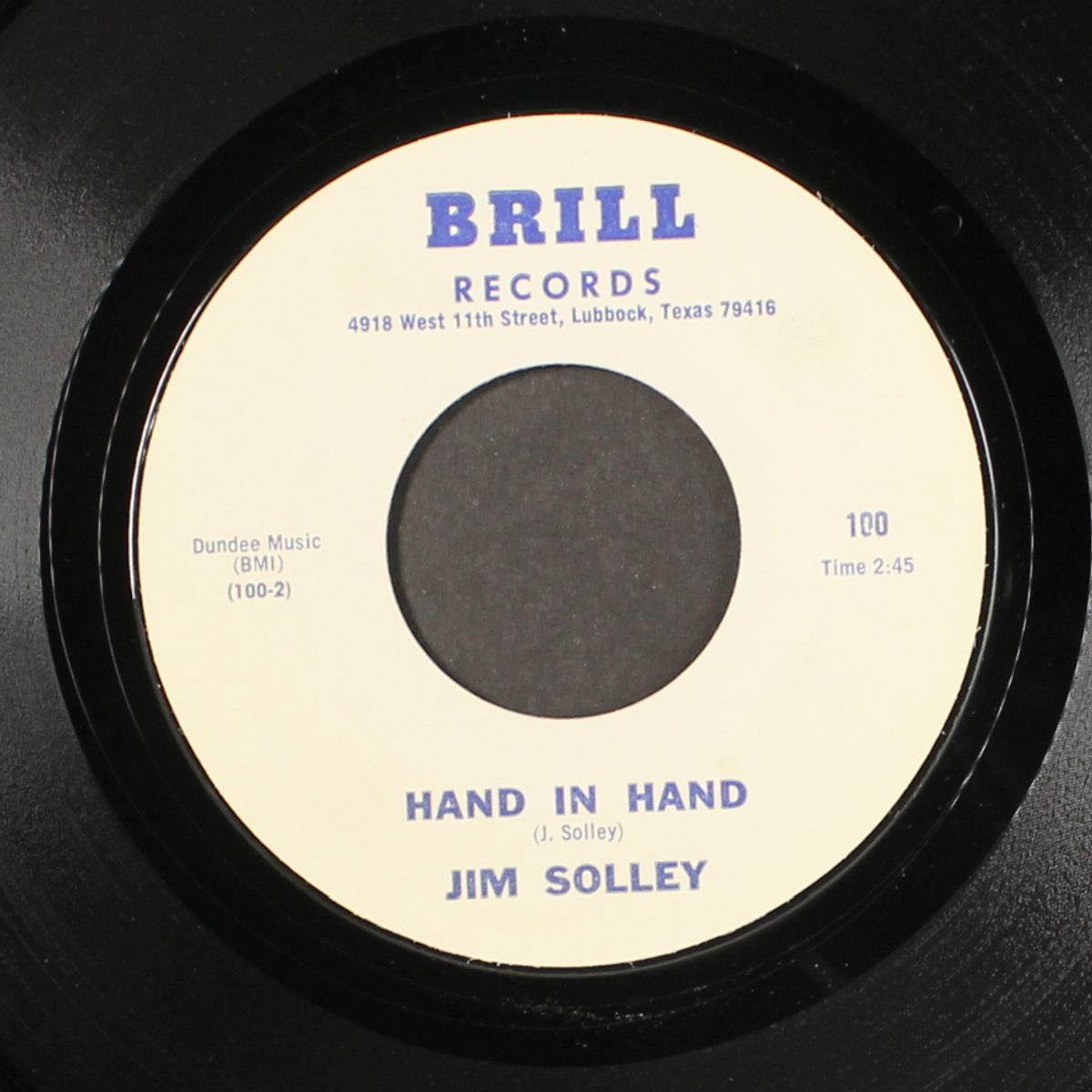 little bitty man / hand in hand by HULAN BASS / JIM SOLLEY
