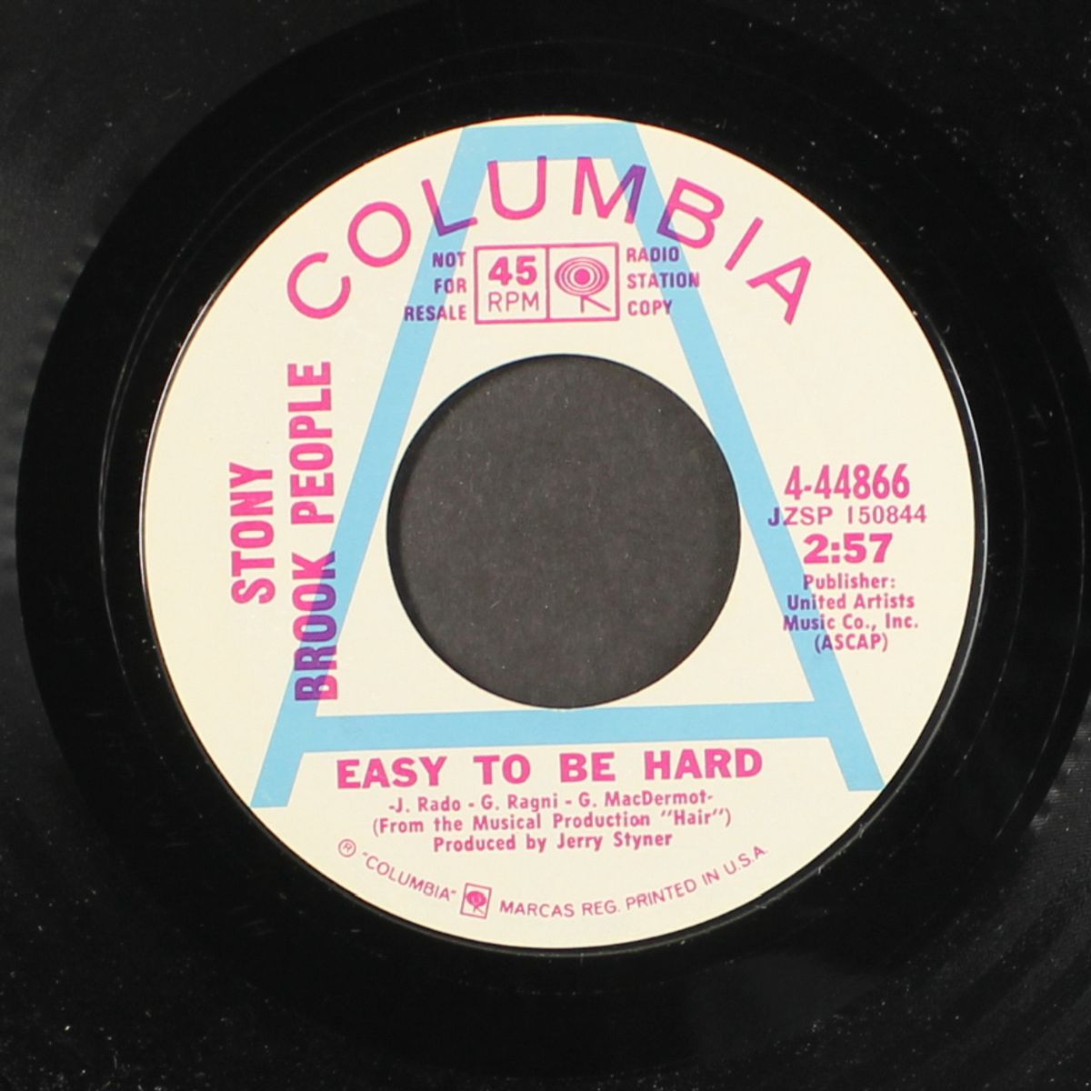 easy to be hard / there's tomorrow by STONY BROOK PEOPLE